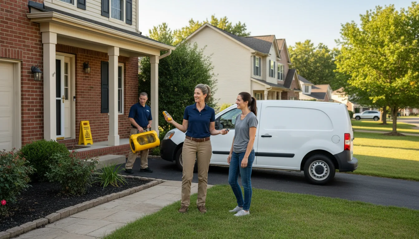 Water restoration image for Home Water Damage Repair in Winchester, VA